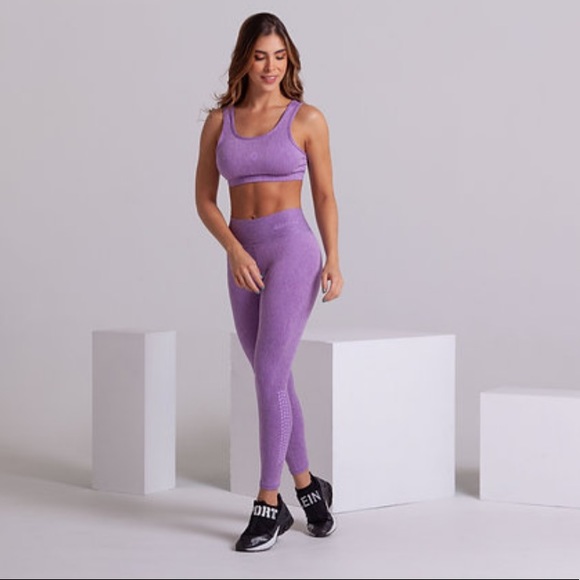 New Supplex waist control butt lift Colombian two piece legging and top. - Picture 3 of 4